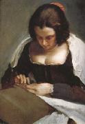 Diego Velazquez The Needlewoman (unfinished) (df01) France oil painting artist